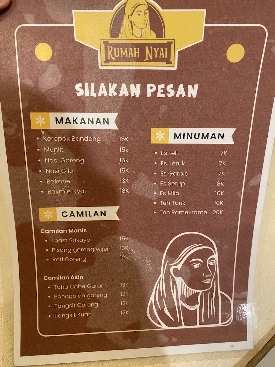 Kedai Makan Rumah Nyai Photo Menu 2