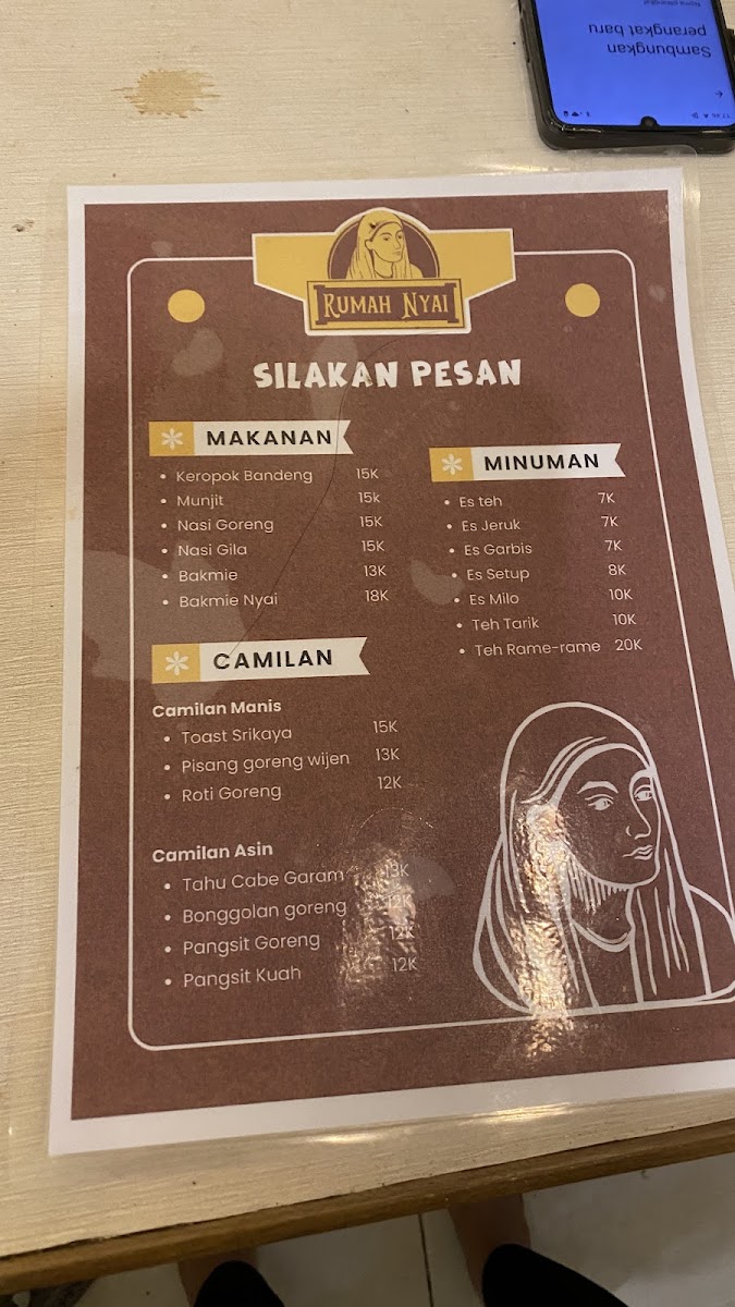 Kedai Makan Rumah Nyai Photo Menu 3