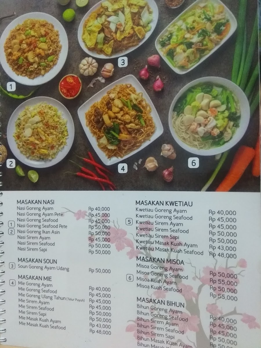 Rumah Makan Sunter Mas Photo Menu 2