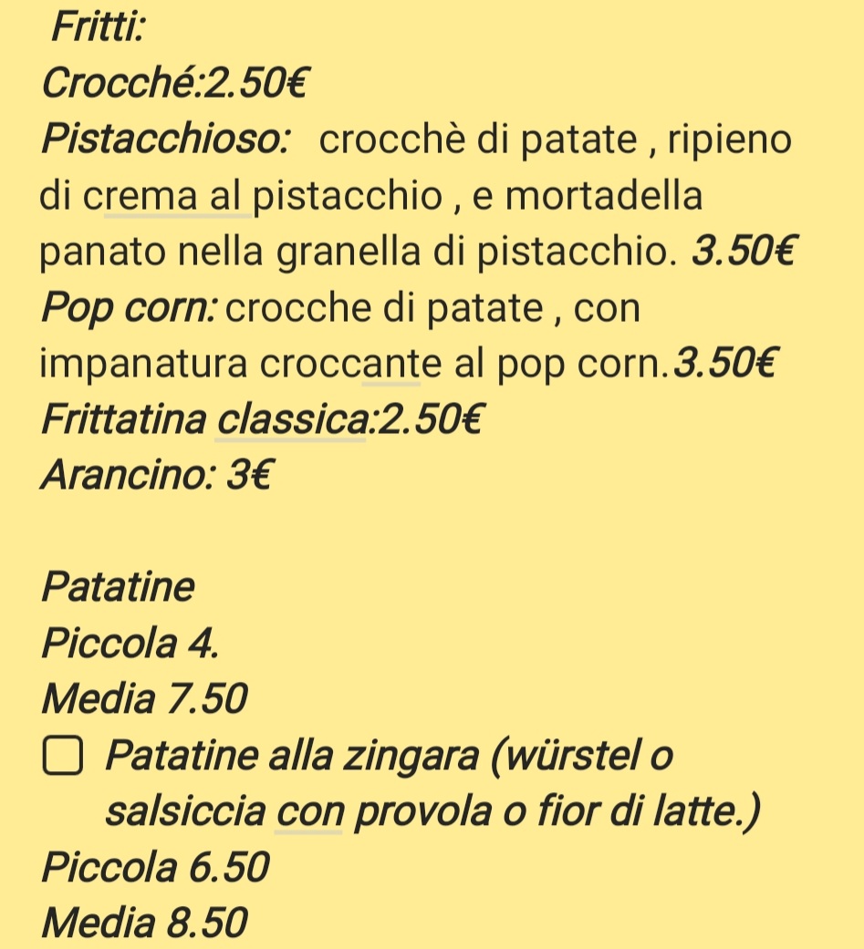 La Bella Napoli Photo Menu 3