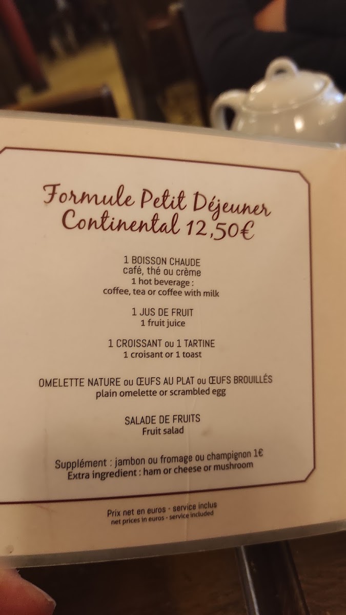 La Maison Blanche Photo Menu 6