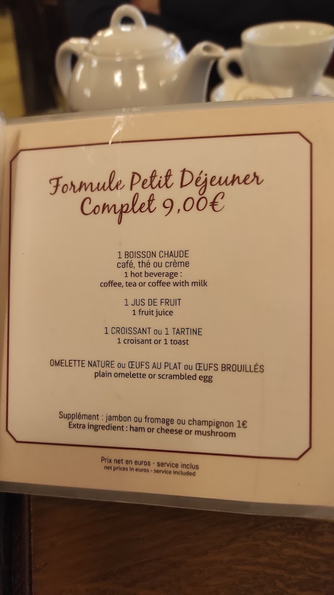 La Maison Blanche Photo Menu 8