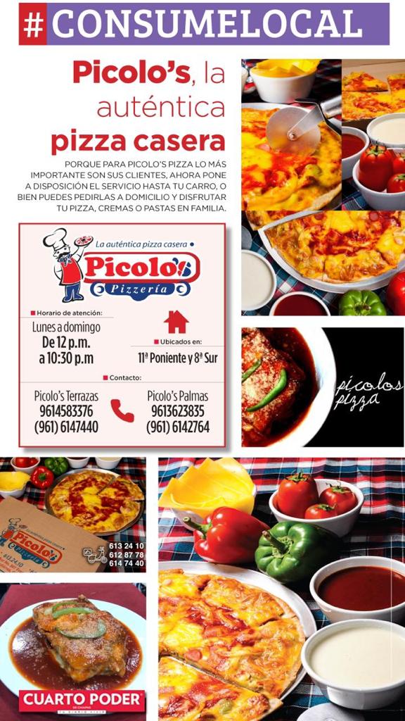 Picolo's Pizzería Terrazas Photo Menu 10