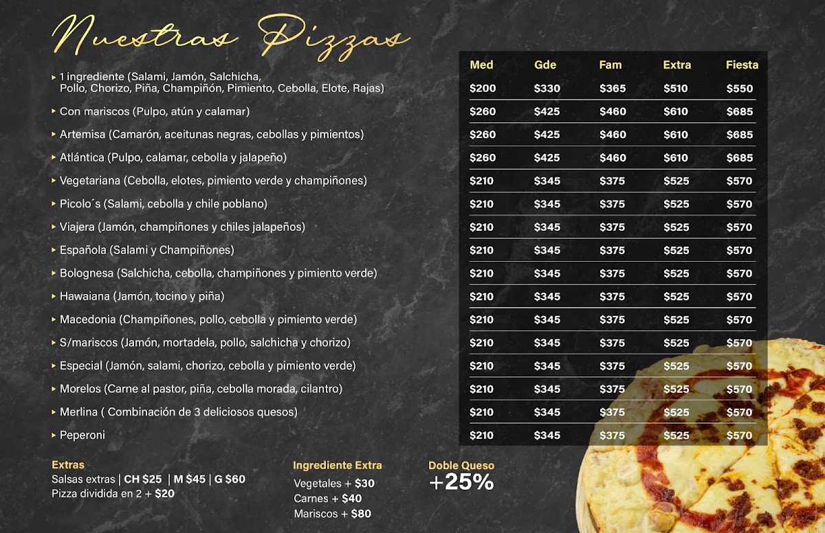 Picolo's Pizzería Terrazas Photo Menu 4