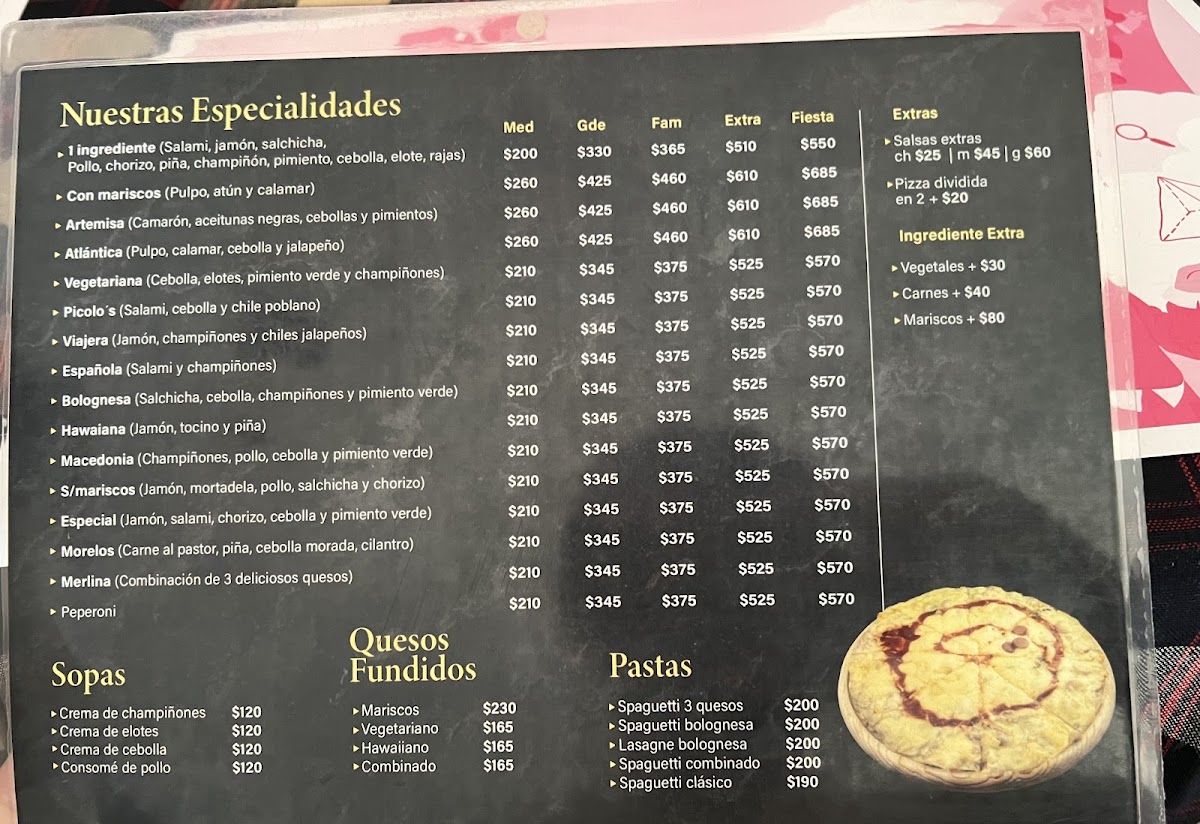 Picolo's Pizzería Terrazas Photo Menu 5