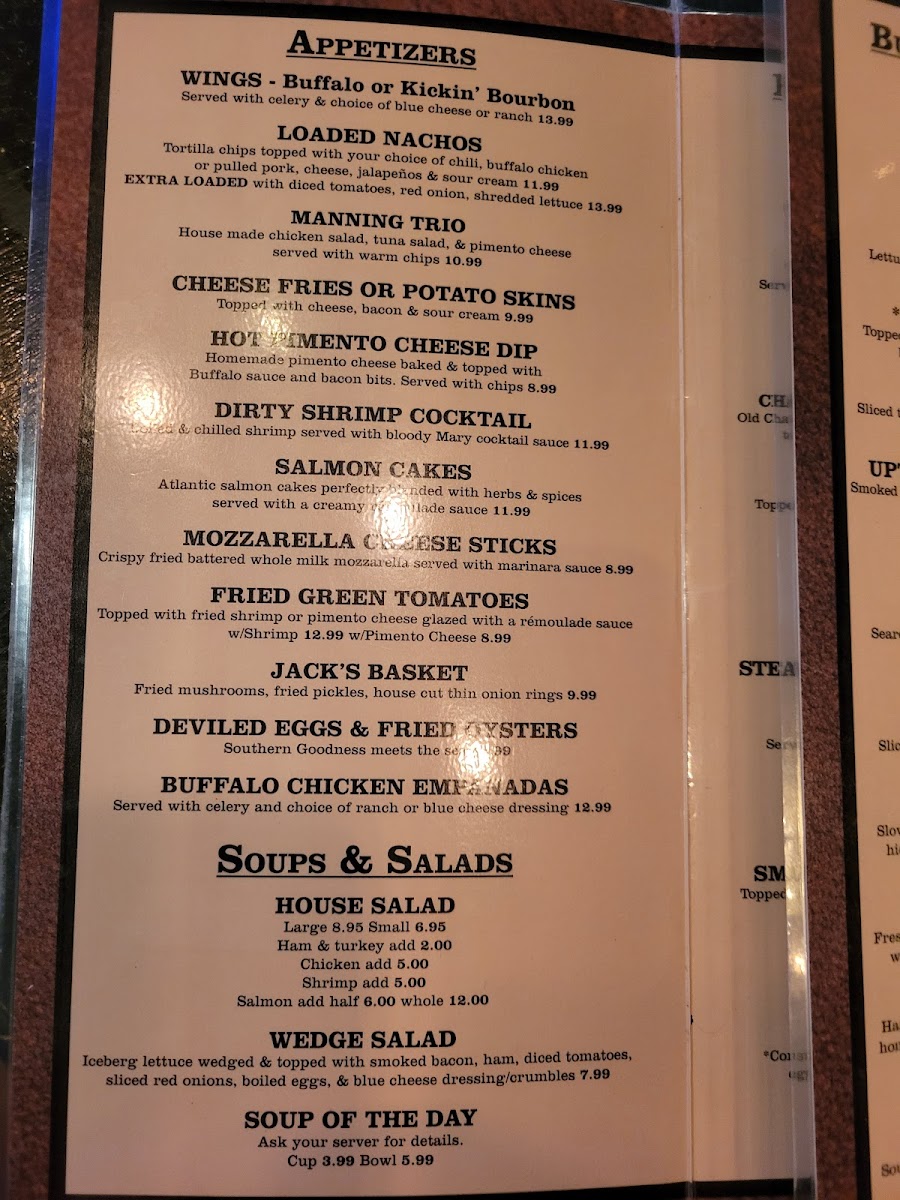 Porter Jacks Grill Photo Menu 5