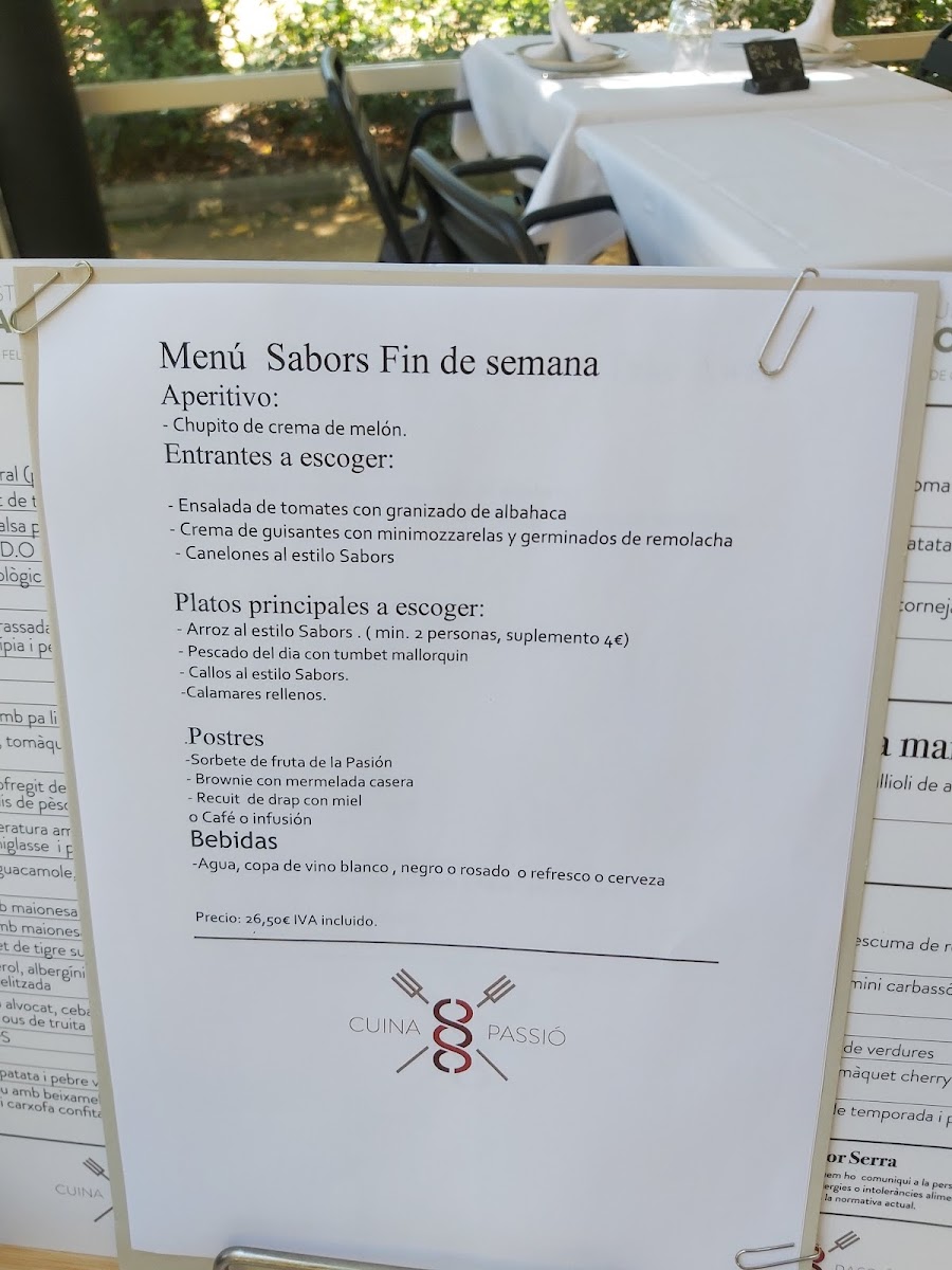 Restaurant Sabors Photo Menu 8
