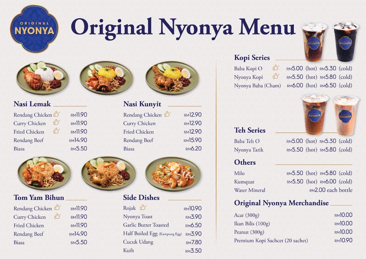 Original Nyonya (Kiara Bay) Photo Menu 1