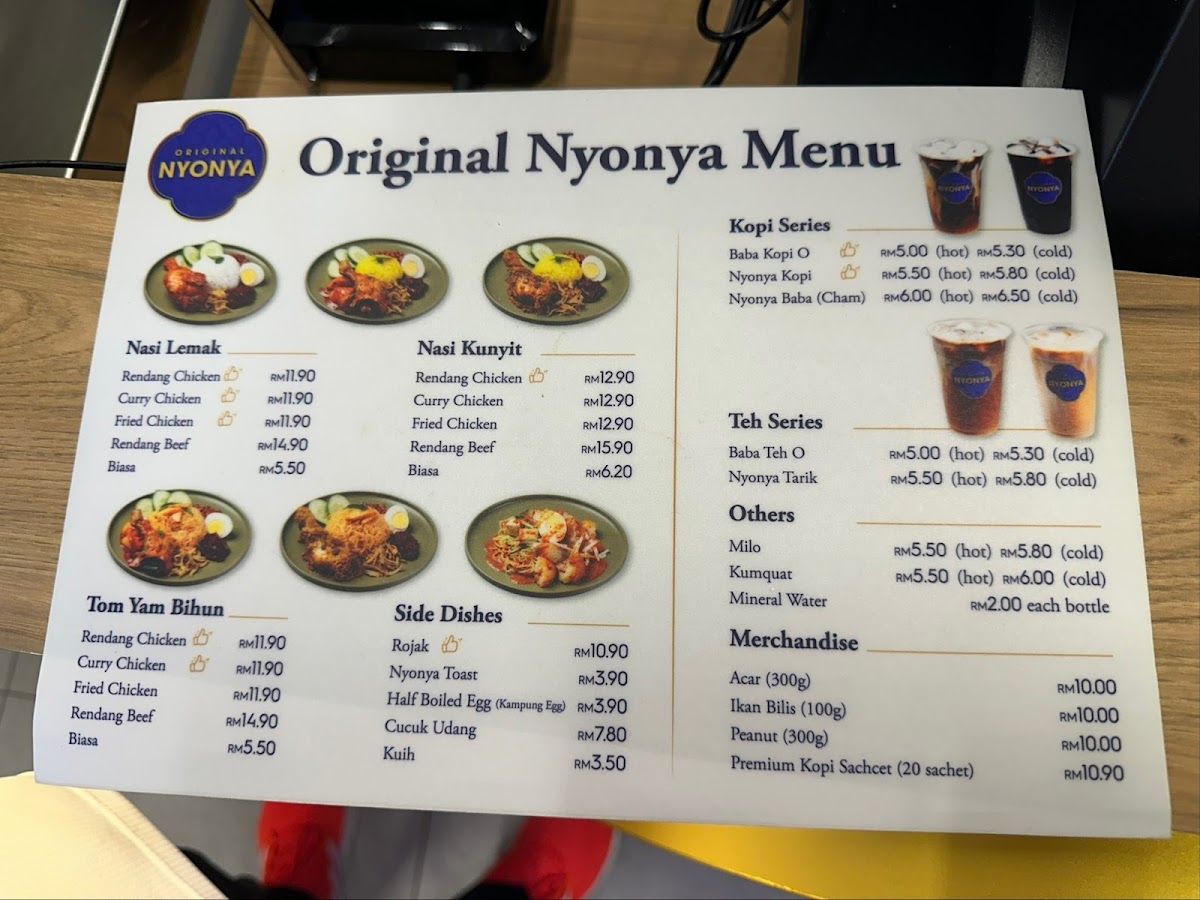 Original Nyonya (Kiara Bay) Photo Menu 3