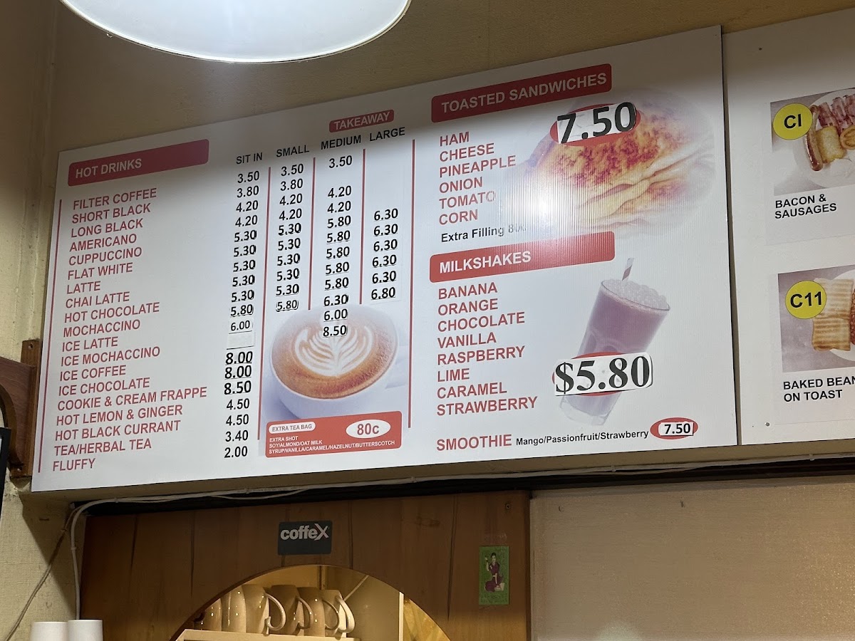 Rosina's Cafe Photo Menu 1