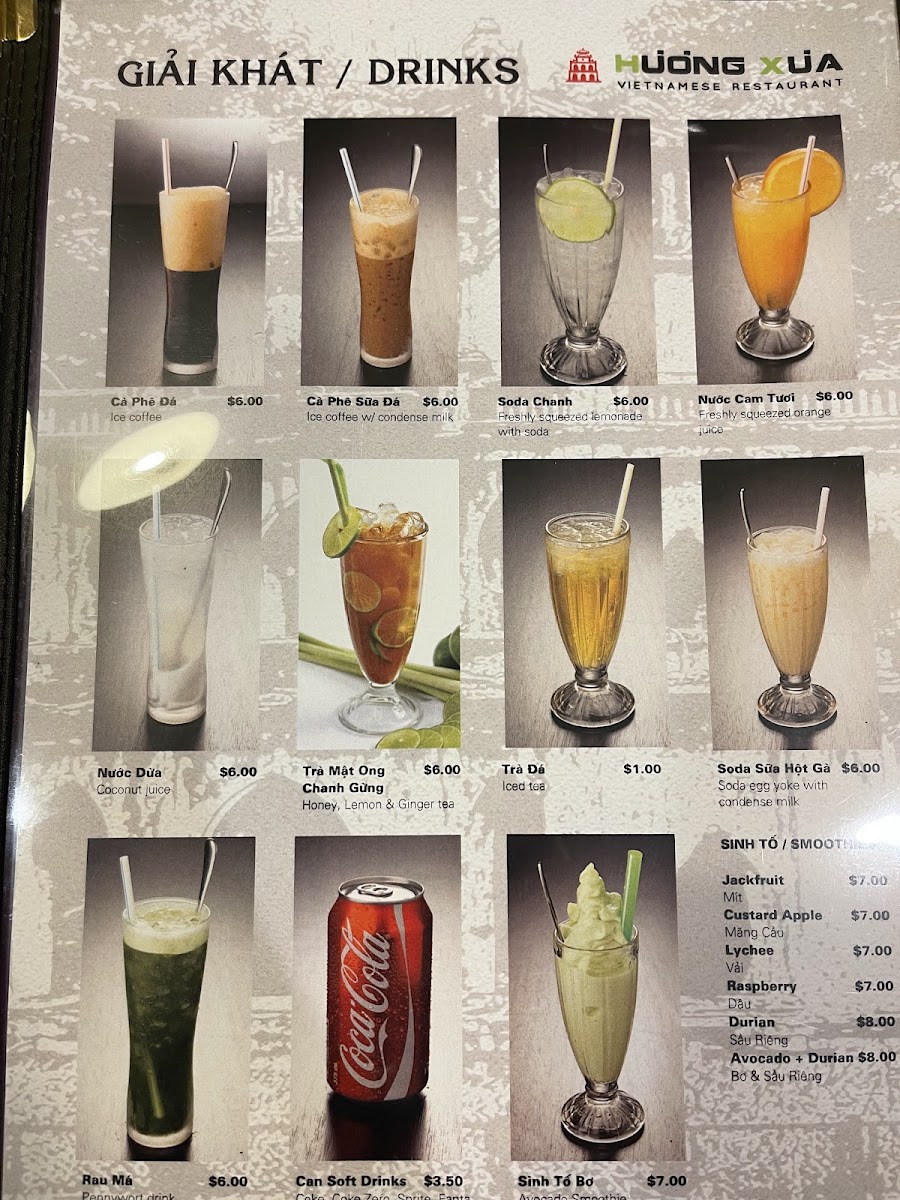 Huong Xua Canley Heights Photo Menu 6