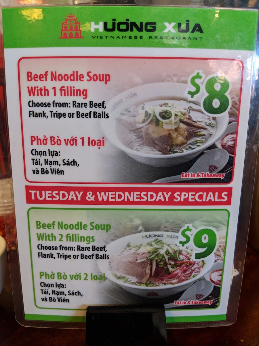 Huong Xua Canley Heights Photo Menu 7