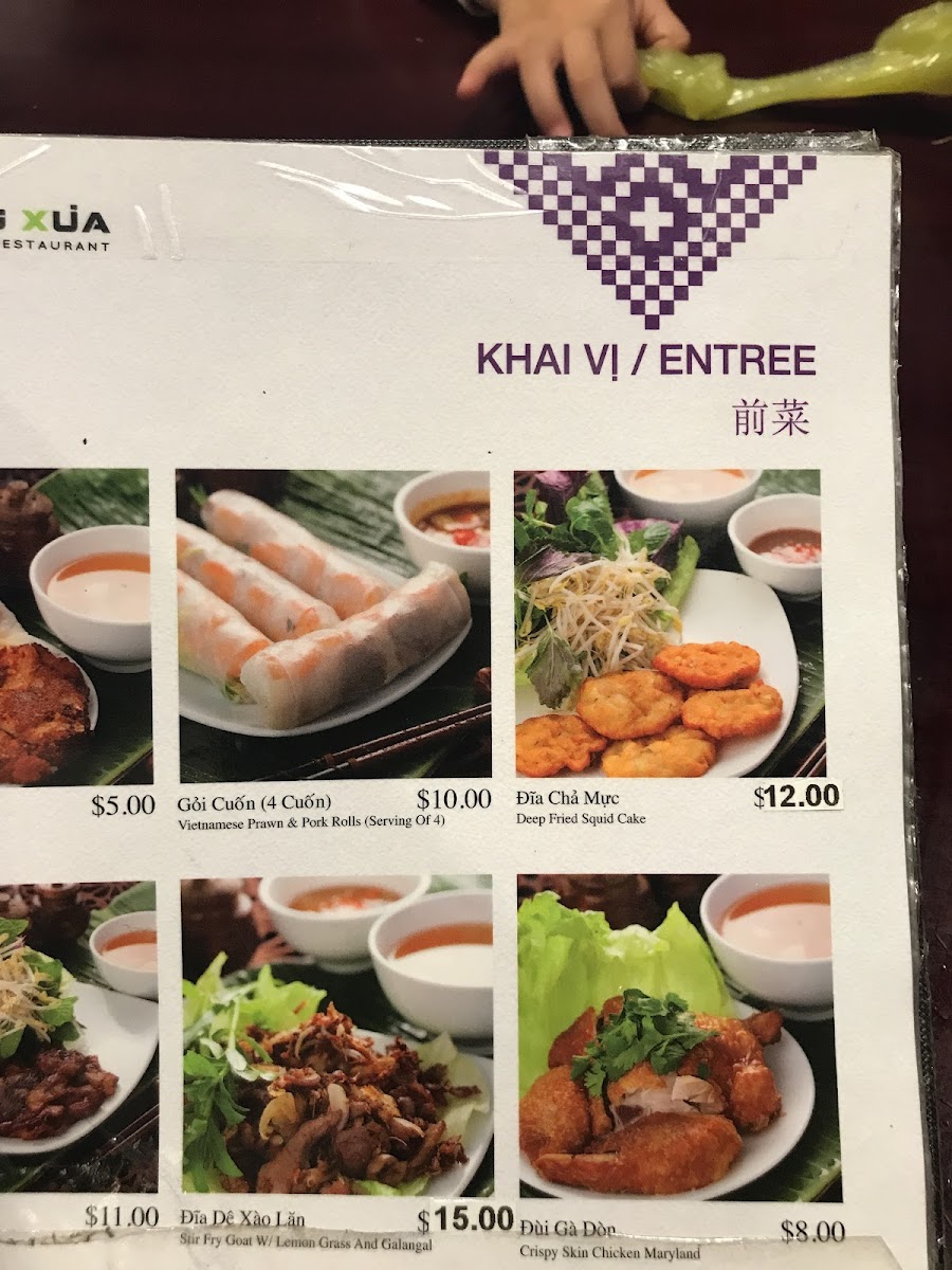 Huong Xua Canley Heights Photo Menu 8