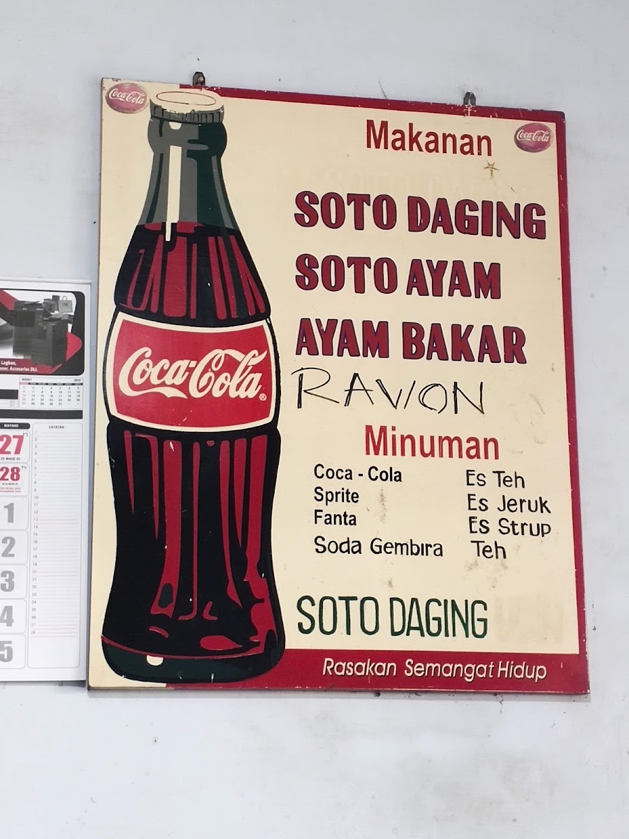 Soto Daging Pak Udin Photo Menu 3