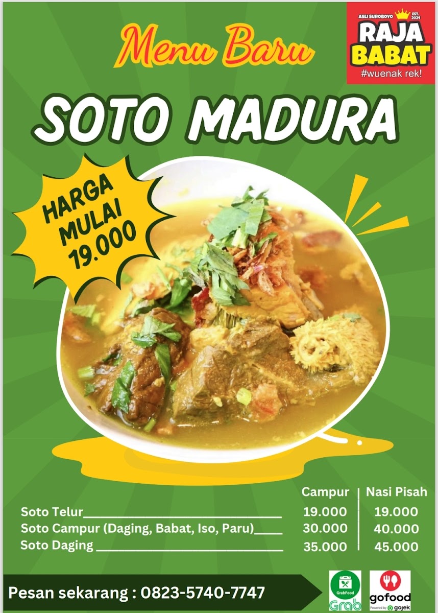 Raja Babat Photo Menu 2