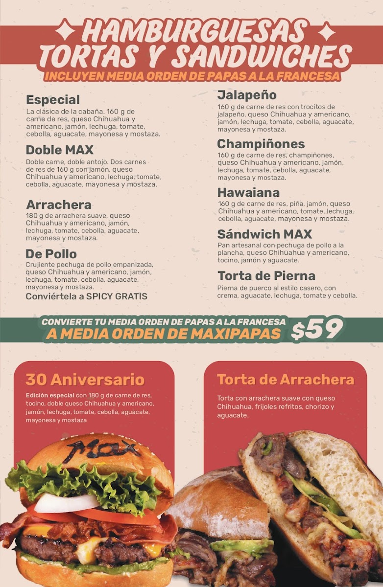El Lugar de Max Photo Menu 3