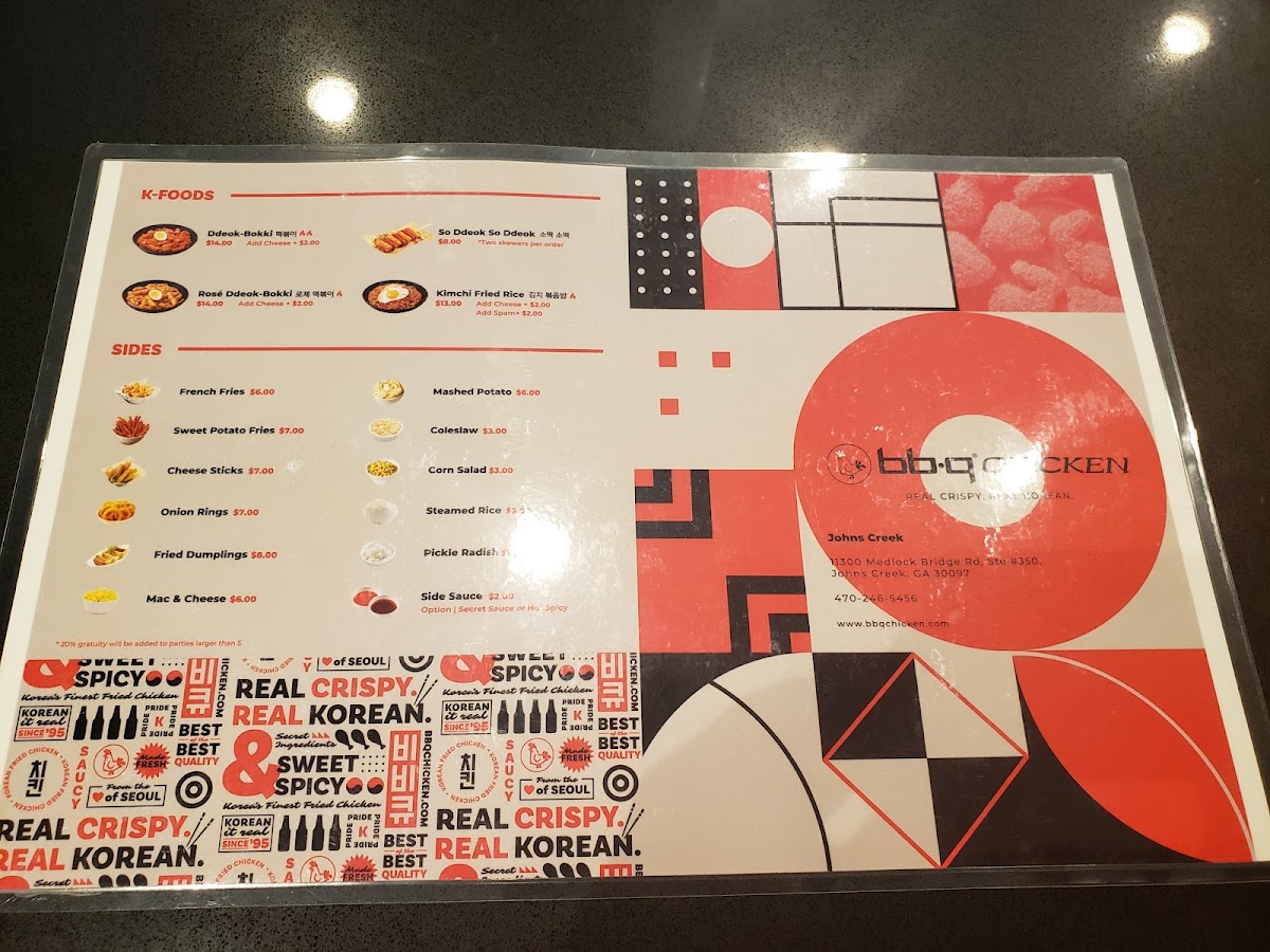 bb.q Chicken Johns Creek Photo Menu 7