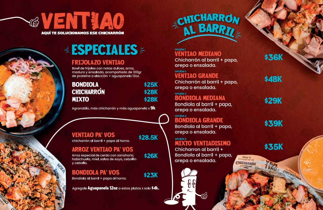 VENTIAO - Aquí te solucionamos ese chicharrón Photo Menu 1