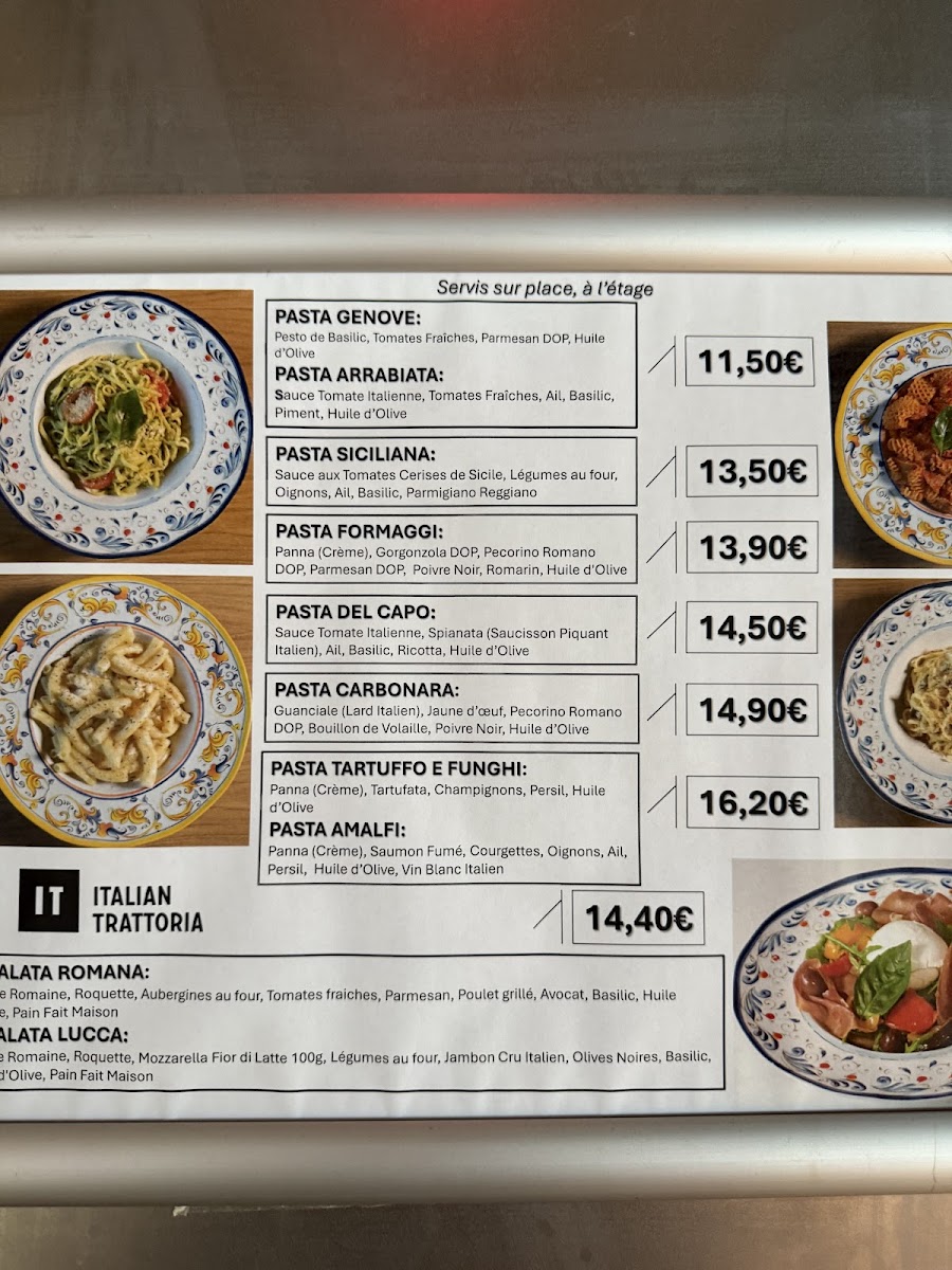 IT Trattoria Photo Menu 1