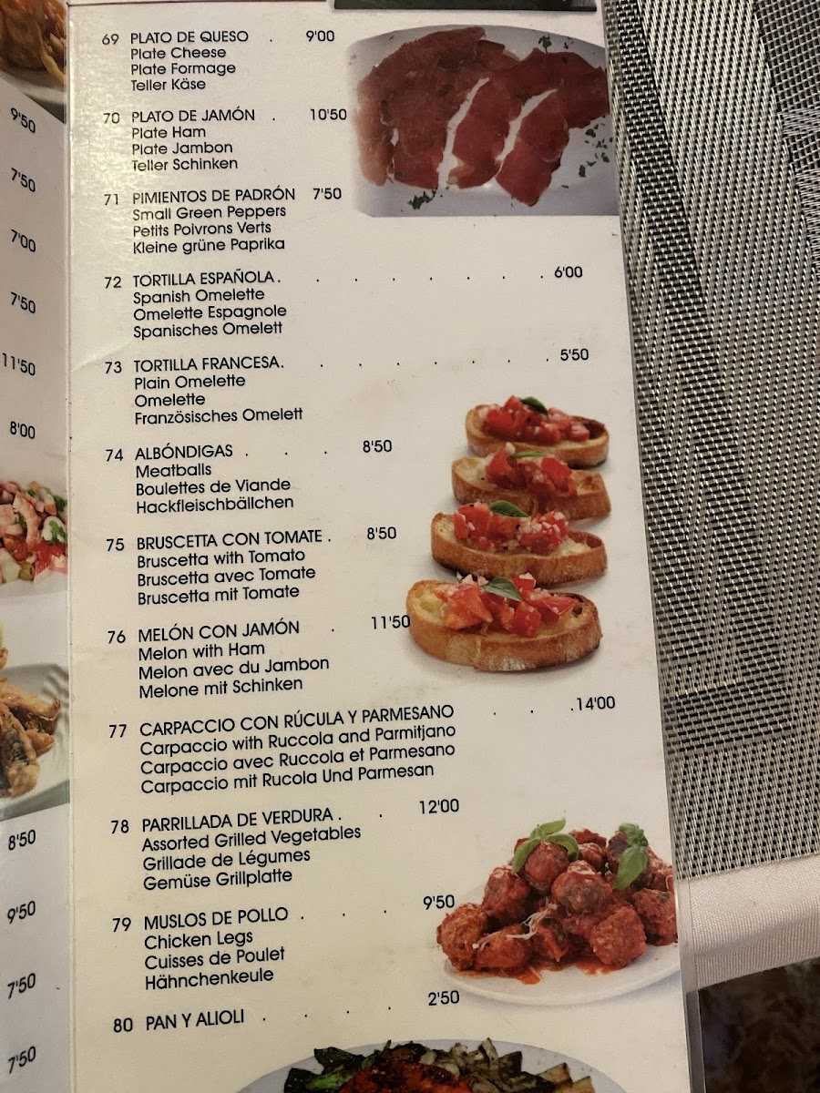Bon Gust Photo Menu 6