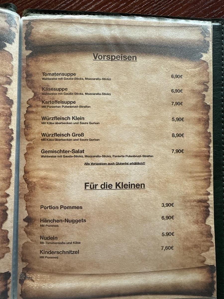 Zum Hüftgold Photo Menu 3