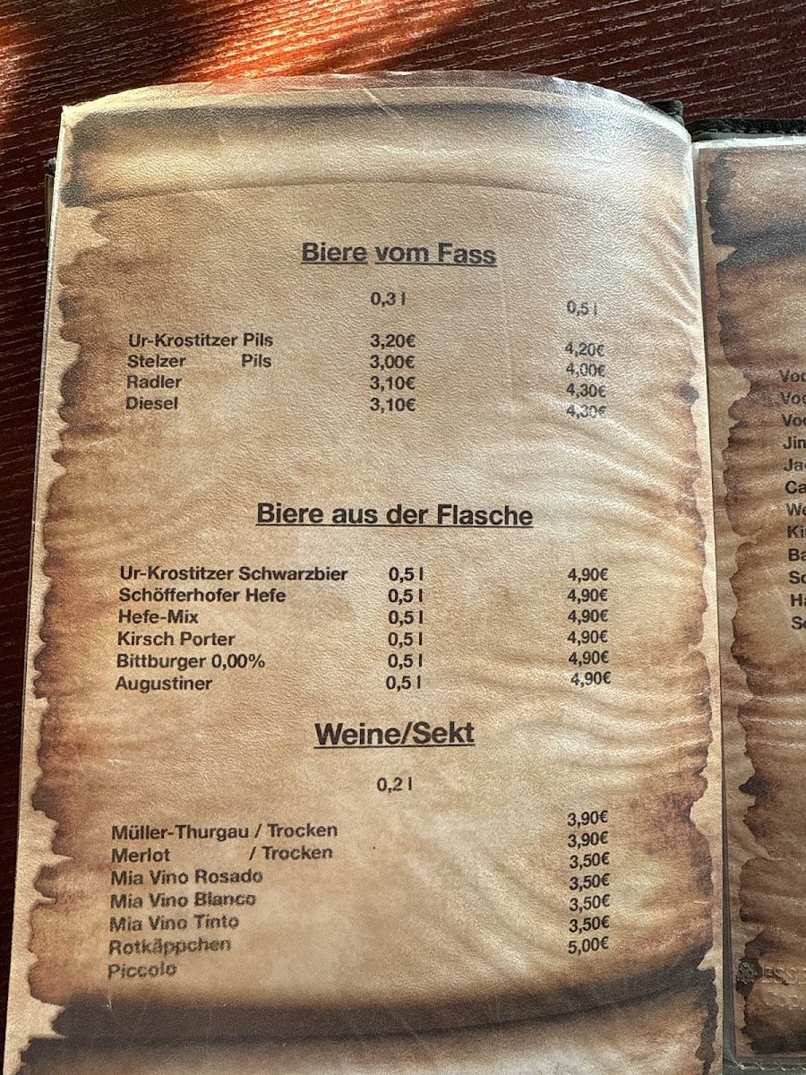 Zum Hüftgold Photo Menu 7