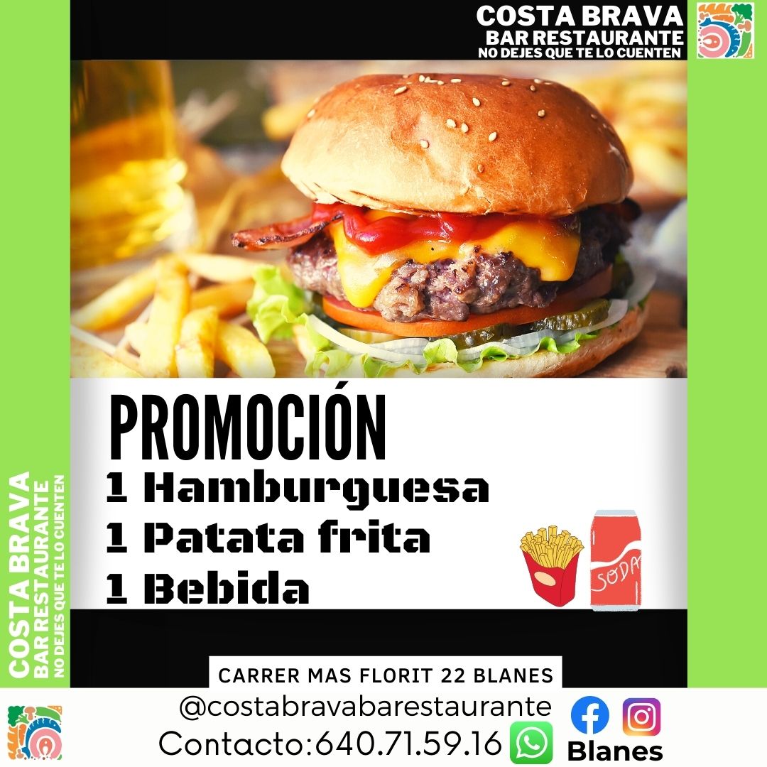 Costa Brava Bar Restaurante Photo Menu 5