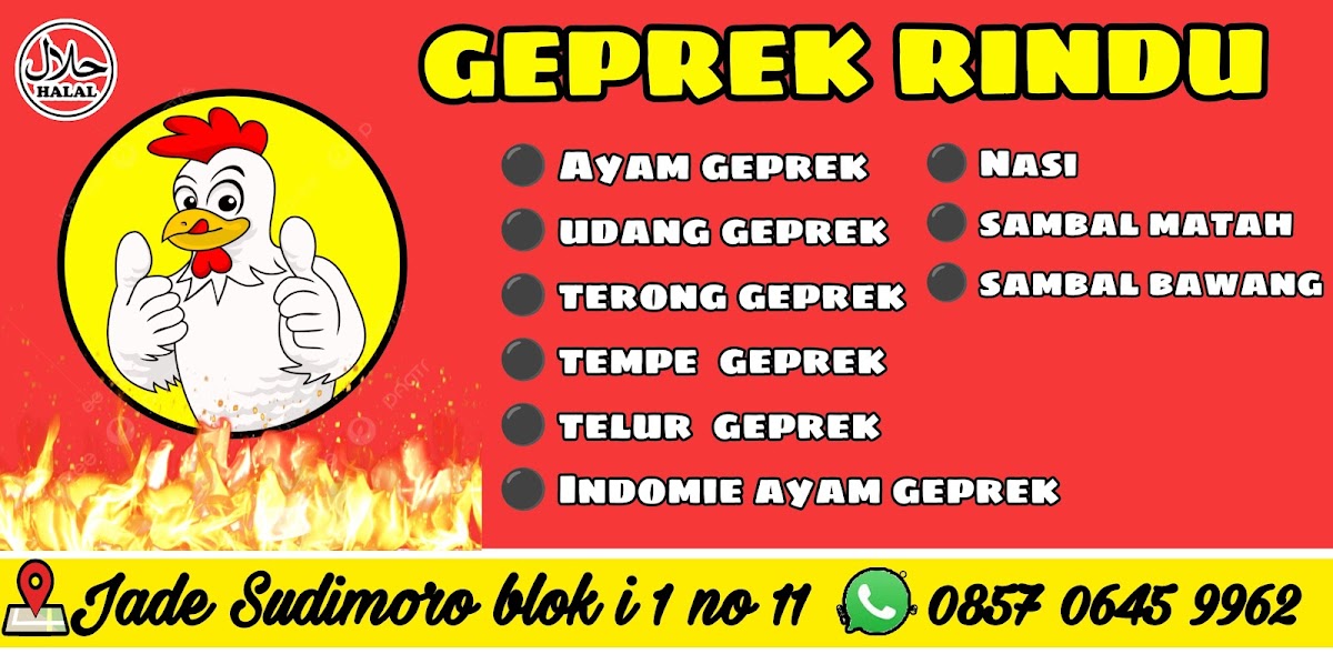 GEPREK RINDU Photo Menu 1