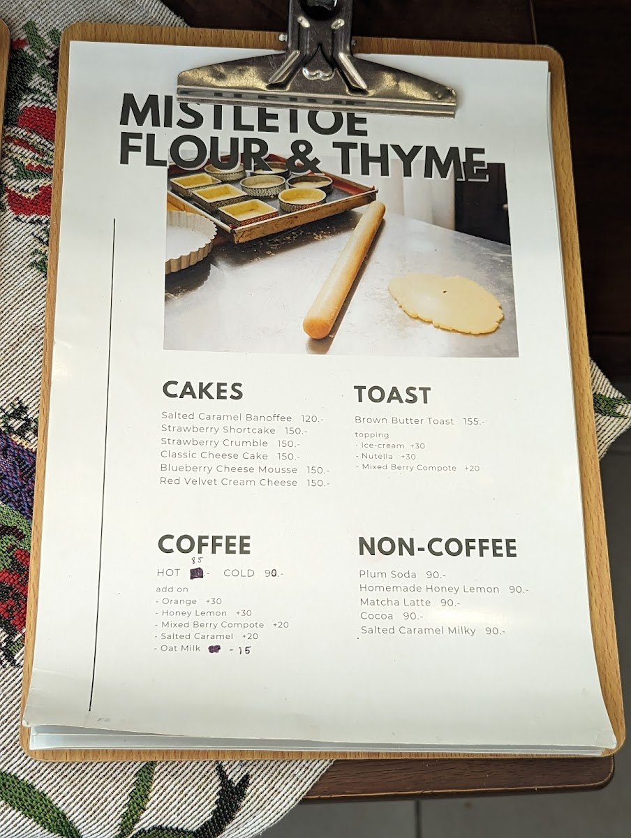 Mistletoe flour & thyme cafe Photo Menu 10