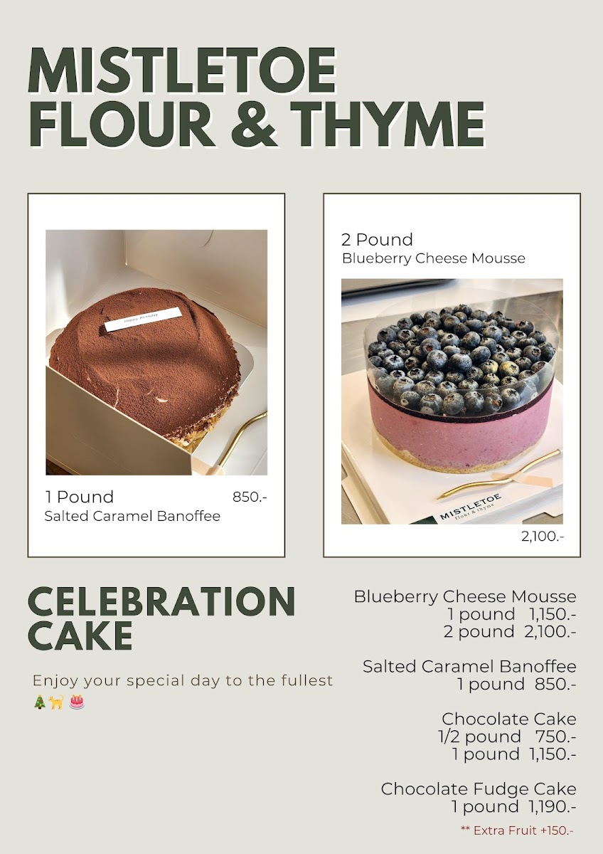 Mistletoe flour & thyme cafe Photo Menu 8