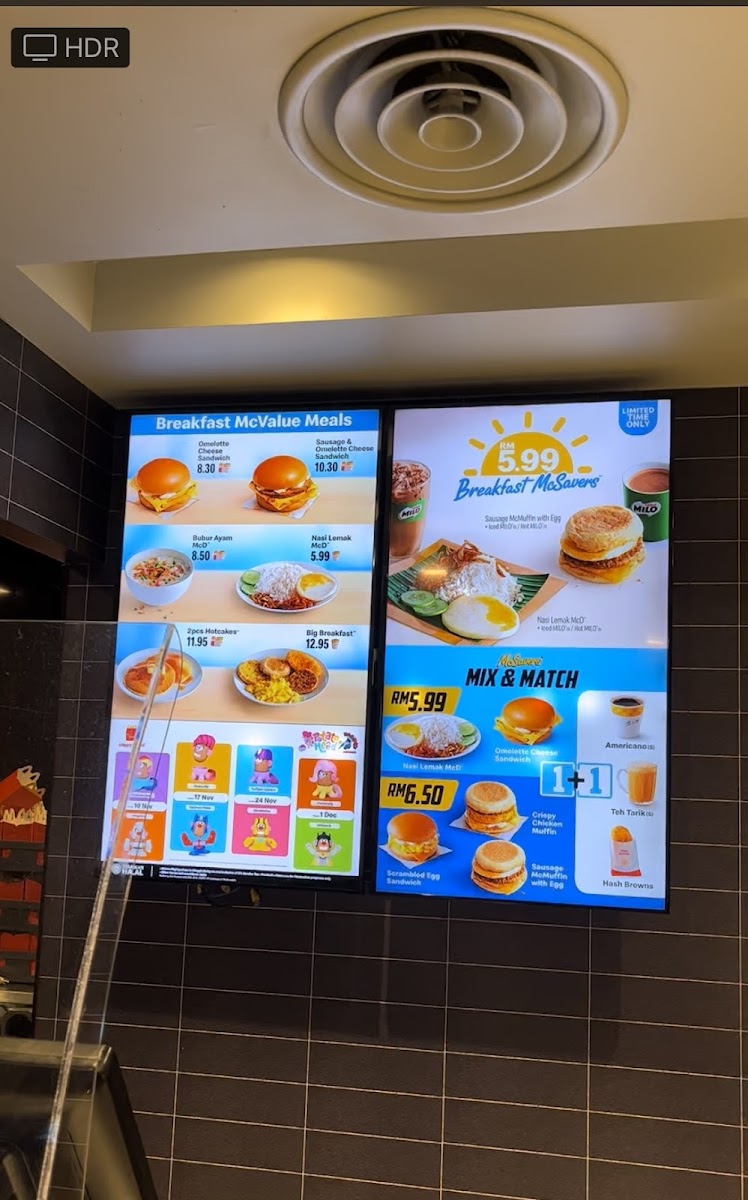 McDonald's Mutiara Damansara DT Photo Menu 4