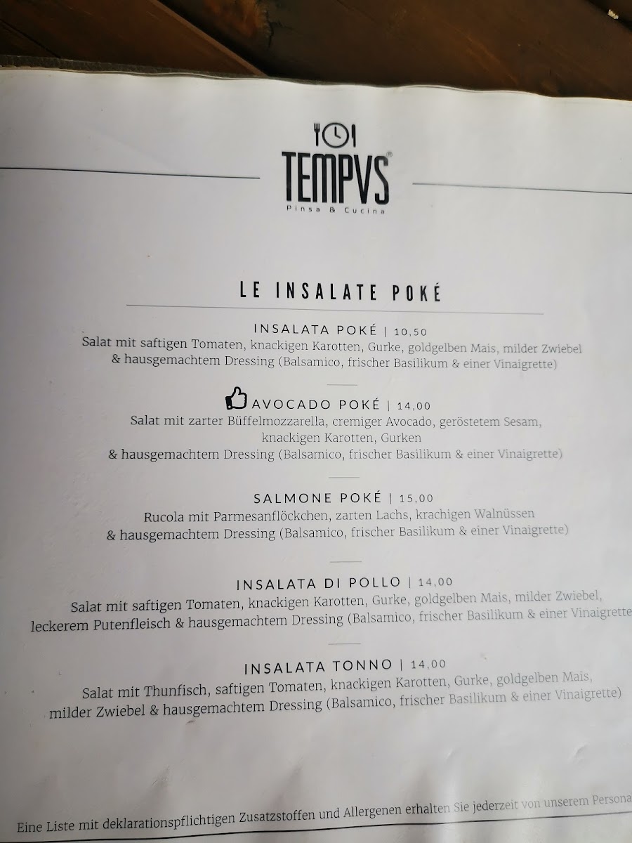 TEMPVS Photo Menu 5