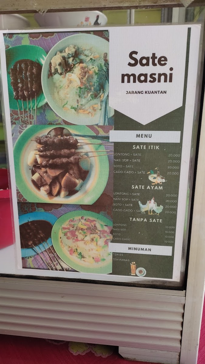 Warung Sate masni Photo Menu 1