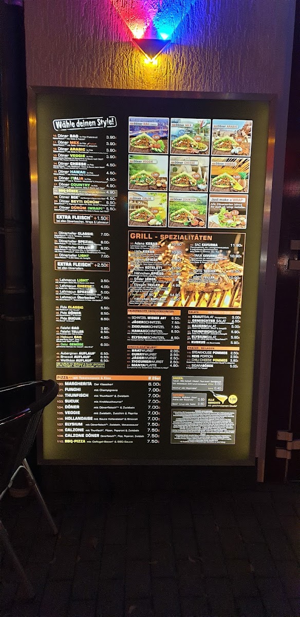 Elysium Home of the BBQ-Döner Photo Menu 10