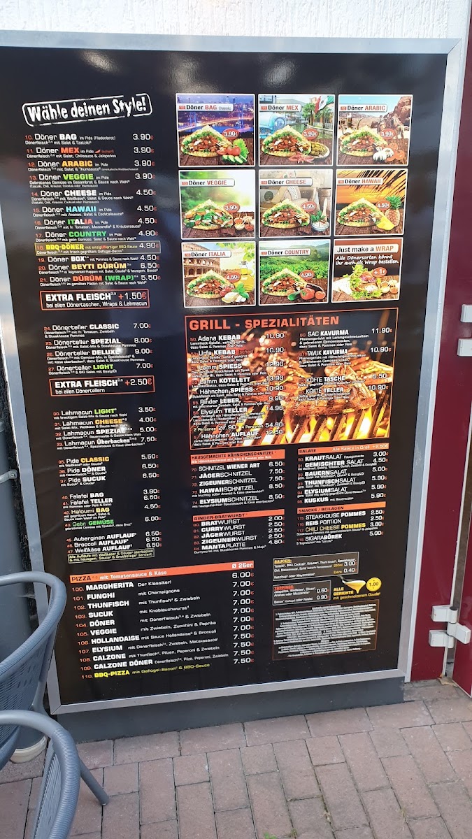Elysium Home of the BBQ-Döner Photo Menu 8