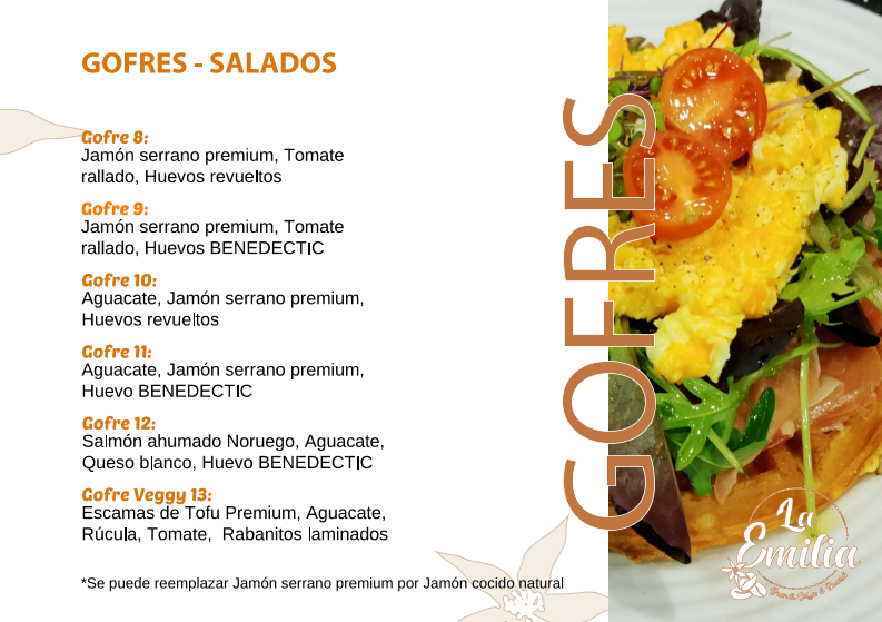 La Emilia Brunch & Drunch Photo Menu 2