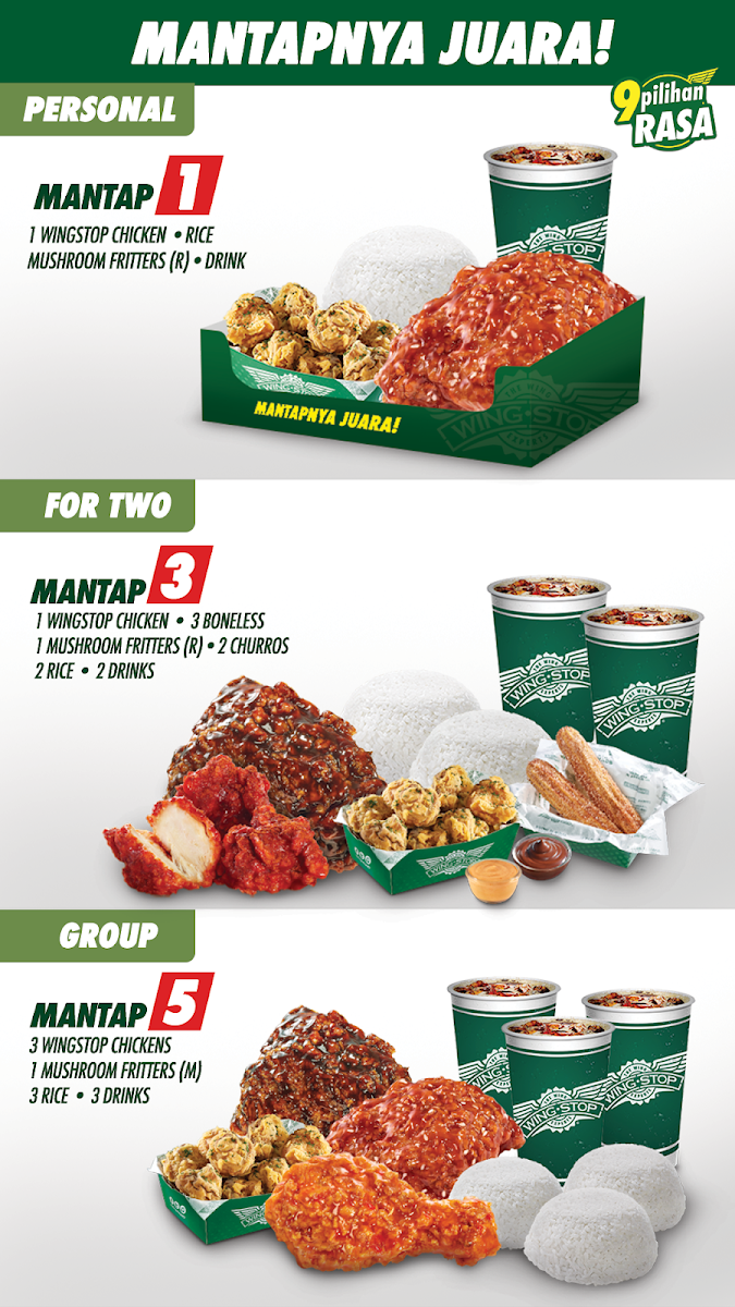 Wingstop 15th Park Kemang Photo Menu 2