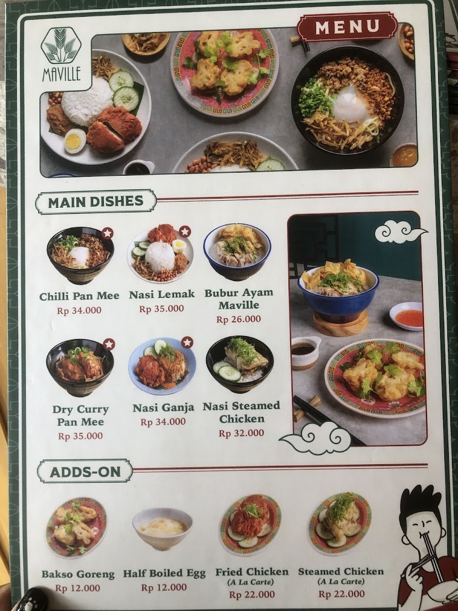 Maville Restaurant Photo Menu 8