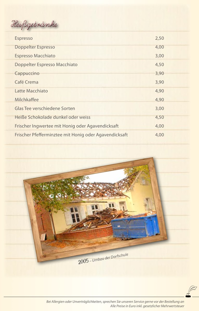 Klassenzimmer - Restaurant in Hammoor bei Hamburg Photo Menu 10