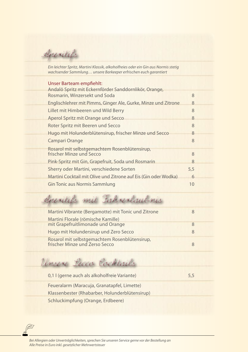 Klassenzimmer - Restaurant in Hammoor bei Hamburg Photo Menu 8