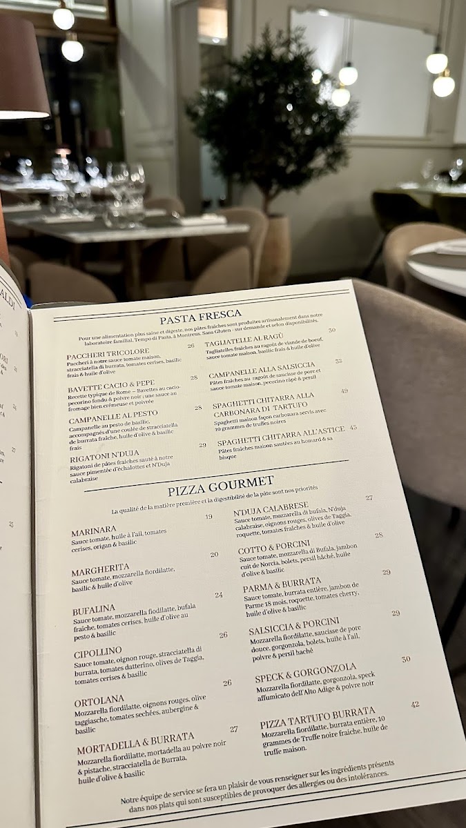 Cipollino Genève Photo Menu 1