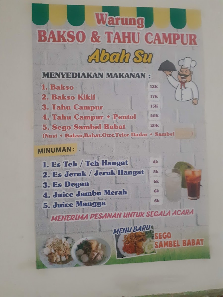 Bakso & Tahu Campur H. Shomadi Photo Menu 1