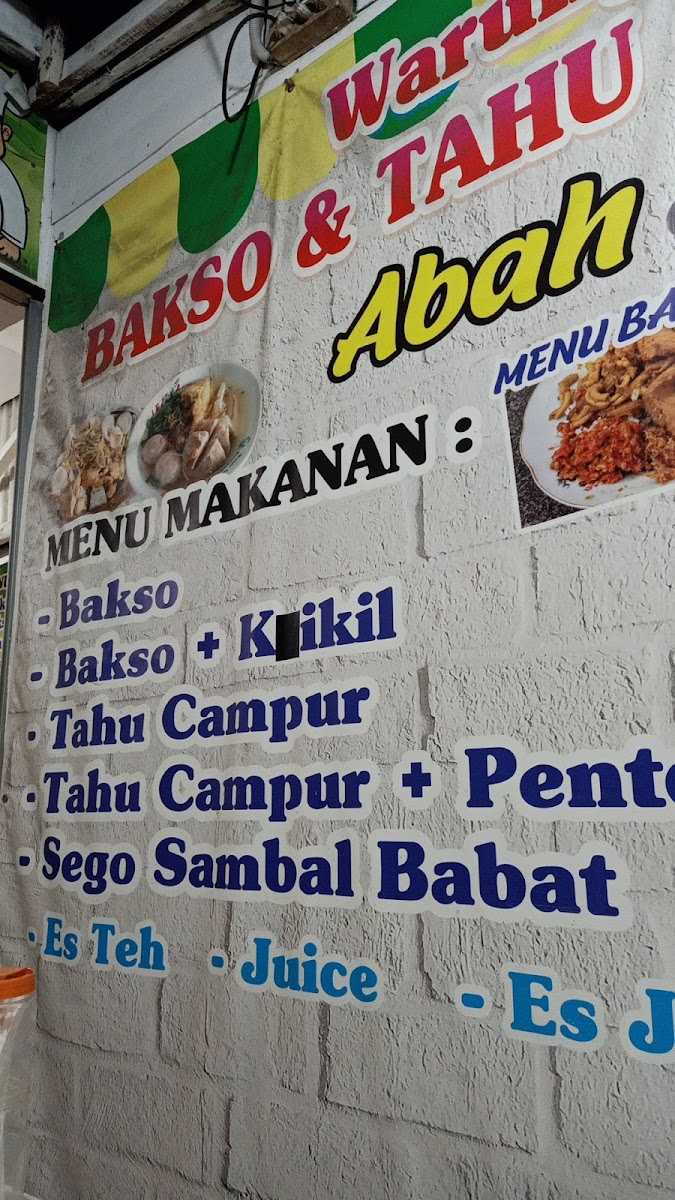 Bakso & Tahu Campur H. Shomadi Photo Menu 5
