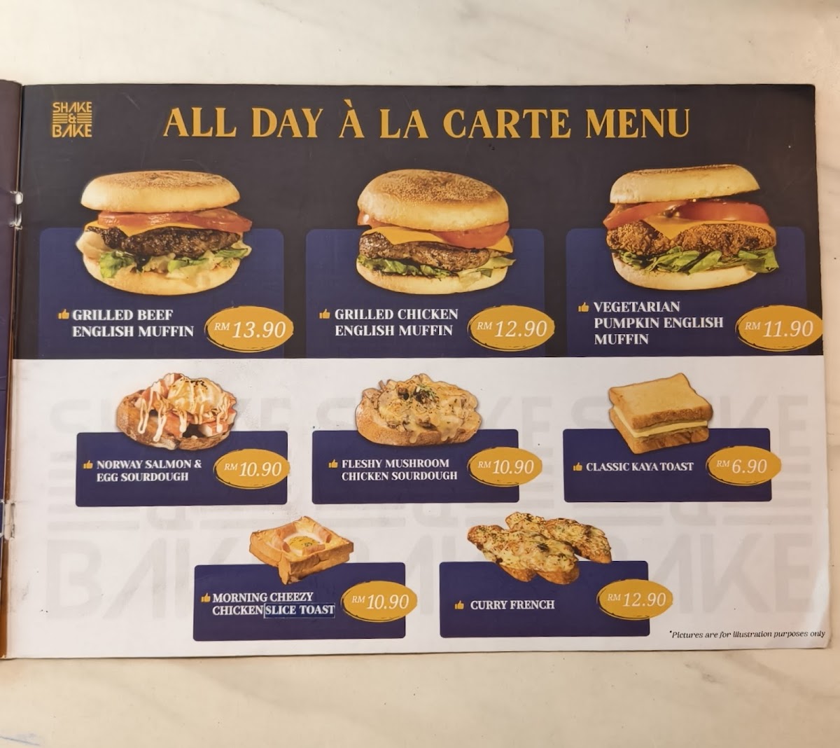 Shake & Bake Cafe Photo Menu 4