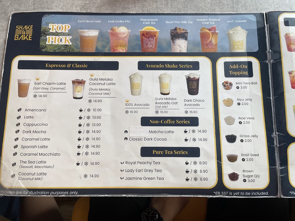 Shake & Bake Cafe Photo Menu 8