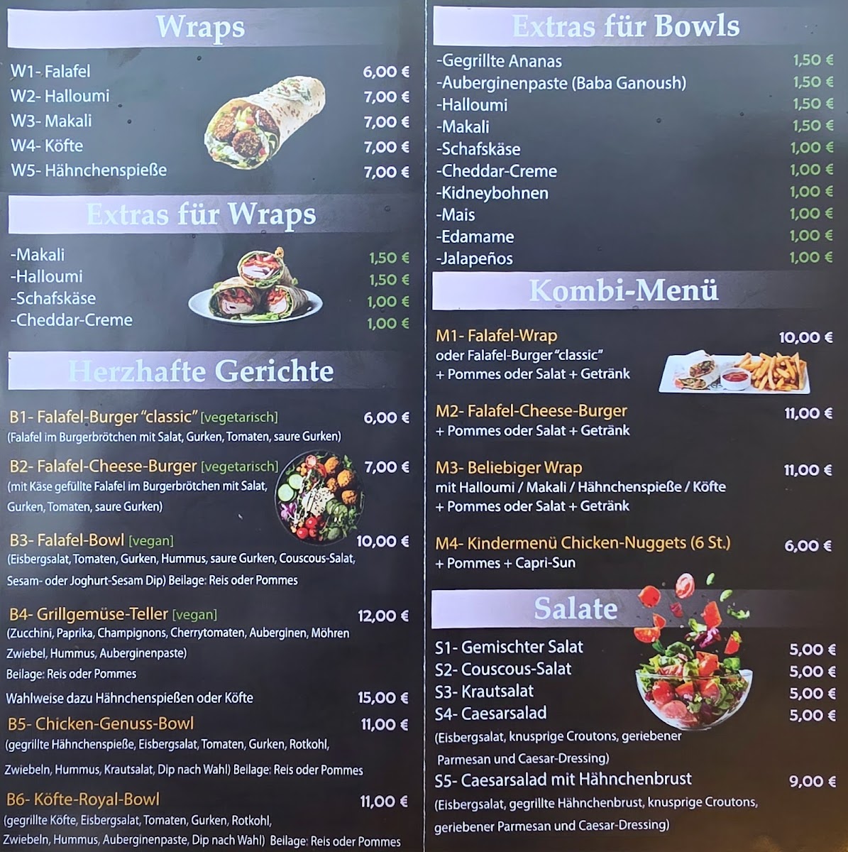 Falafel Bomb Photo Menu 1