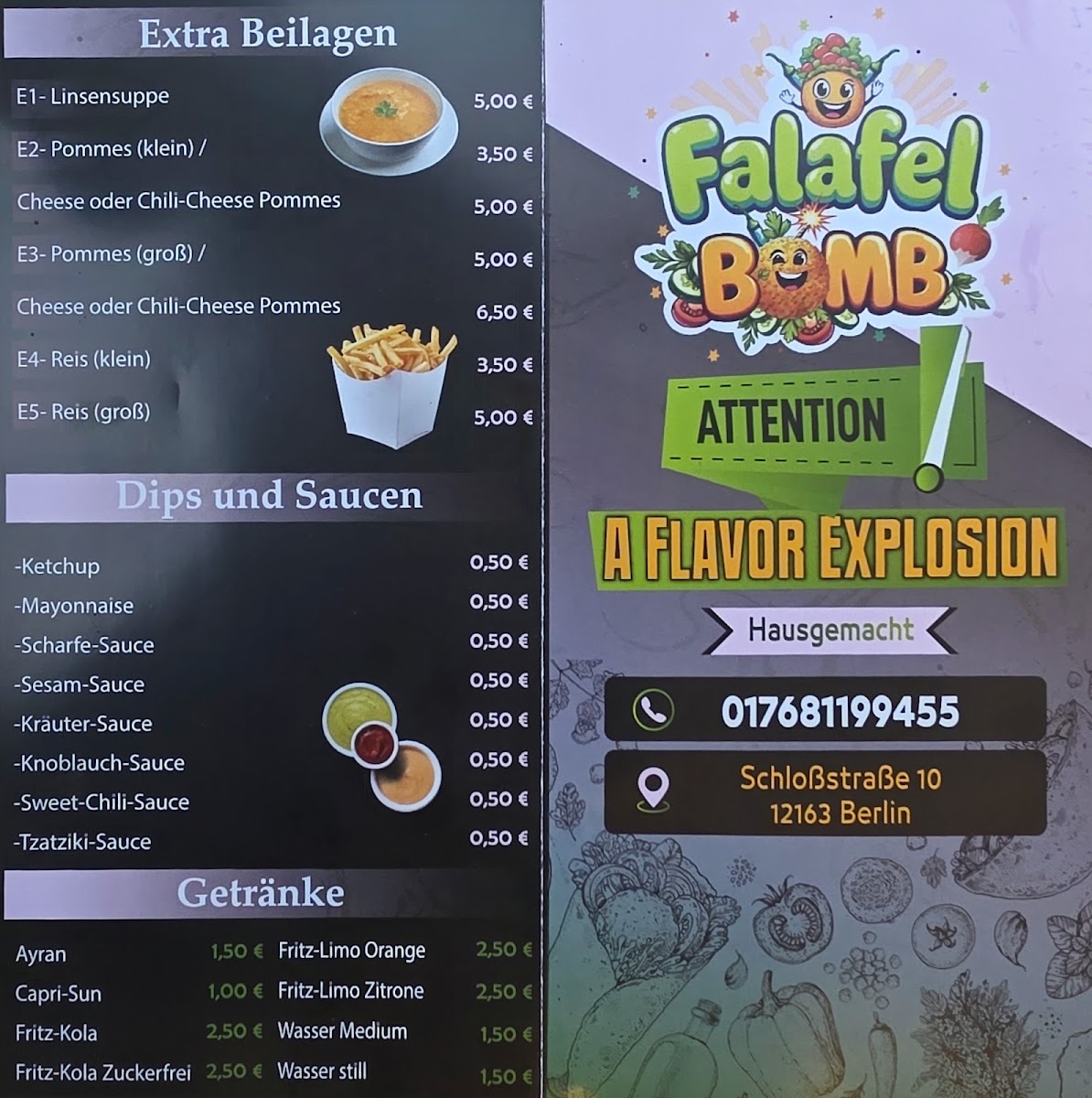 Falafel Bomb Photo Menu 2