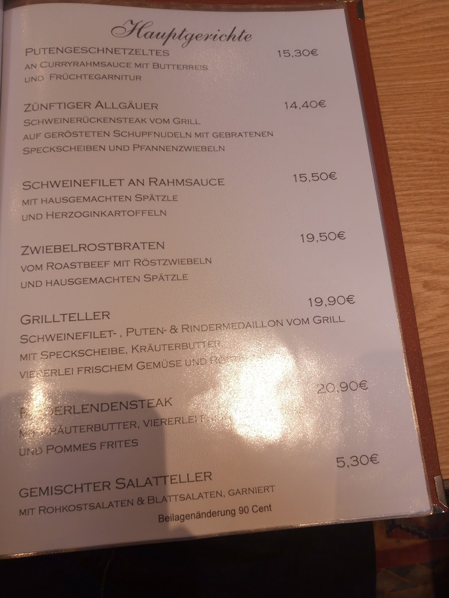 Gasthaus Goldener Adler Photo Menu 3