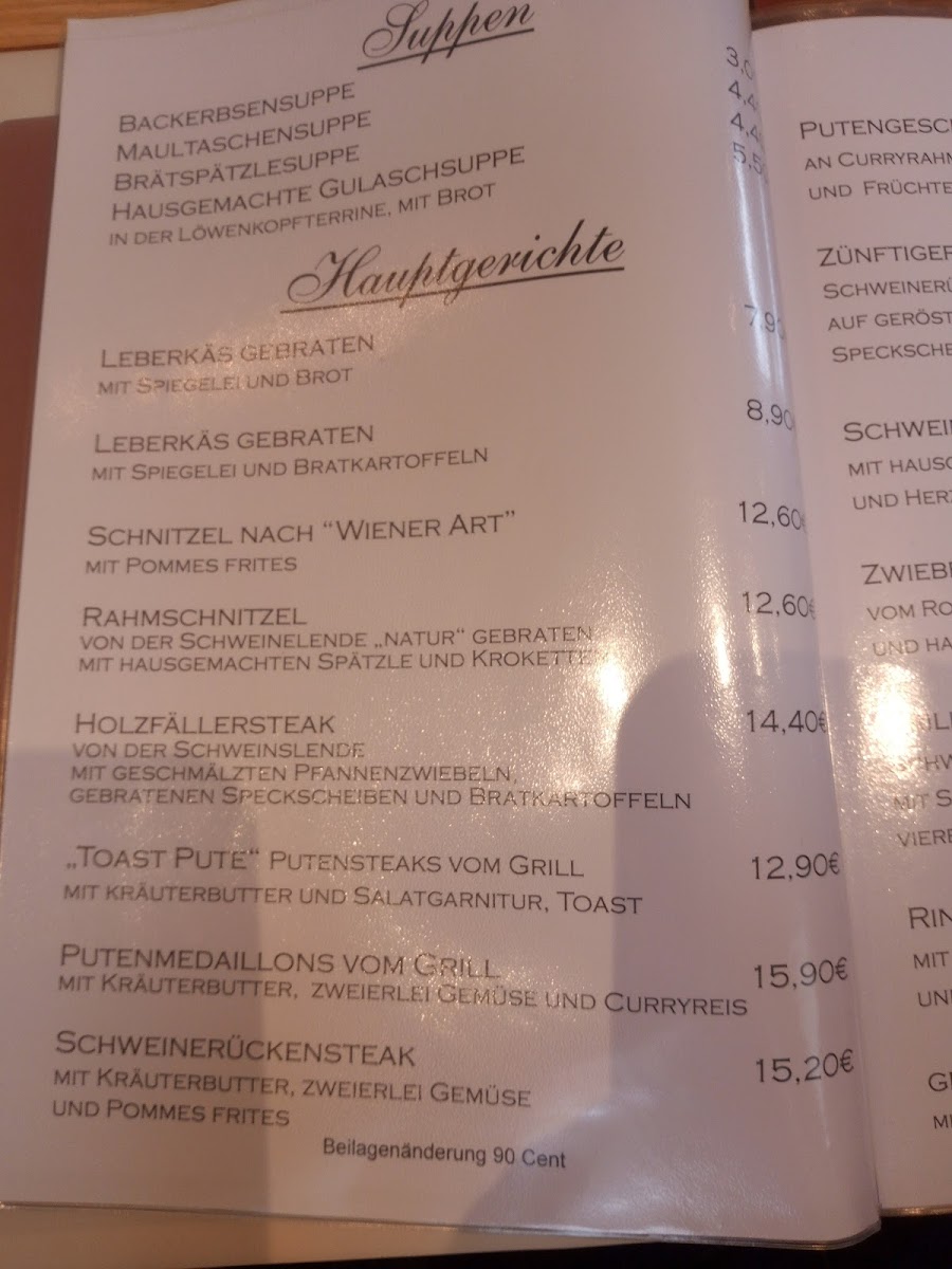Gasthaus Goldener Adler Photo Menu 5
