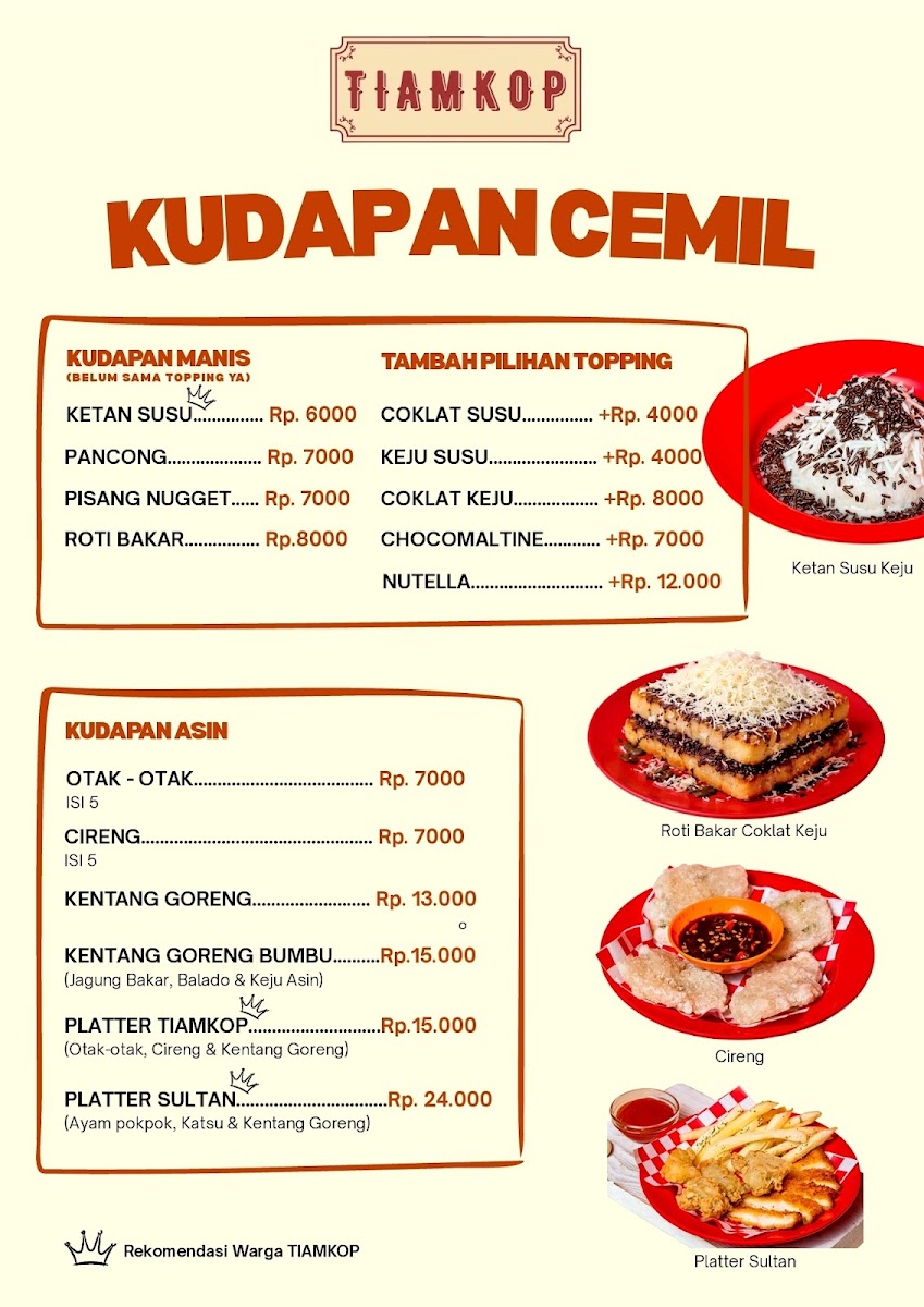 Warkop Tiamkop Photo Menu 2